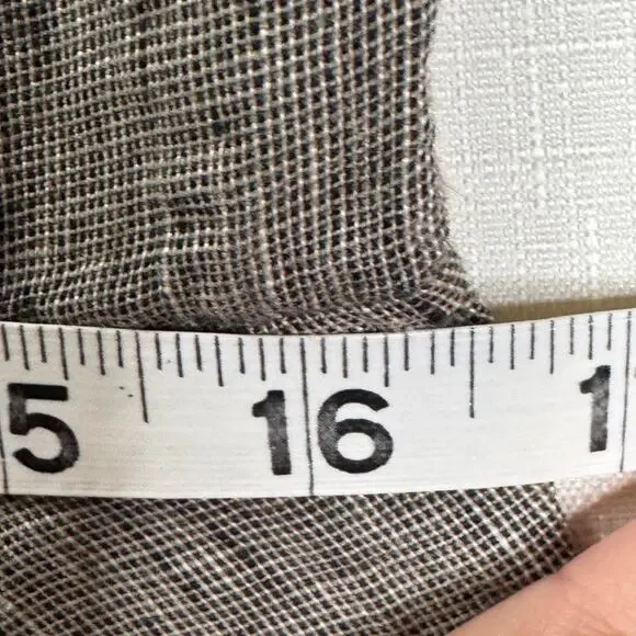 FLAX 100% Linen Dress Women's S Sleeveless Tank Lagenlook Hippie Artsy Summer - Picture 11 of 13